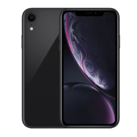 iPhone XR reconditionn&eacute; 64 Go, Noir SANS LOGO, d&eacute;bloqu&eacute;