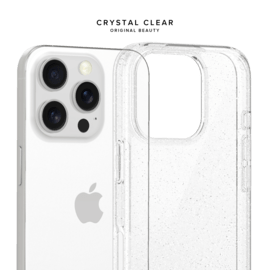 Coque hybride &eacute;tincelante invisible GEN 2.0 83% de plastique recycl&eacute; pour Apple iPhone 16 Pro Max, Transparente