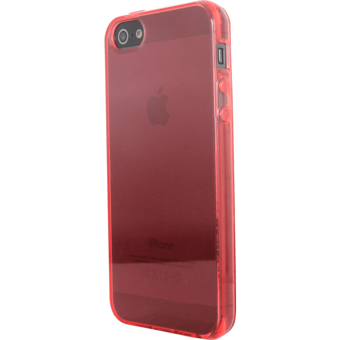 Coque pour Apple iPhone 5/5s/SE, silicone Rouge
