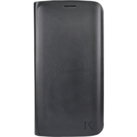 Etui &agrave; clapet pour Samsung Galaxy S6 Edge, Noir Cosmos