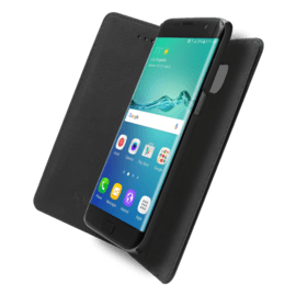 Case 2-in-1 Magnetic Slim Wallet & Case for Samsung Galaxy S7 Edge, Black