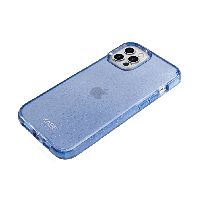 Custodia ibrida Invisible Sparkling GEN 2.0 per Apple iPhone 12/12 Pro, blu