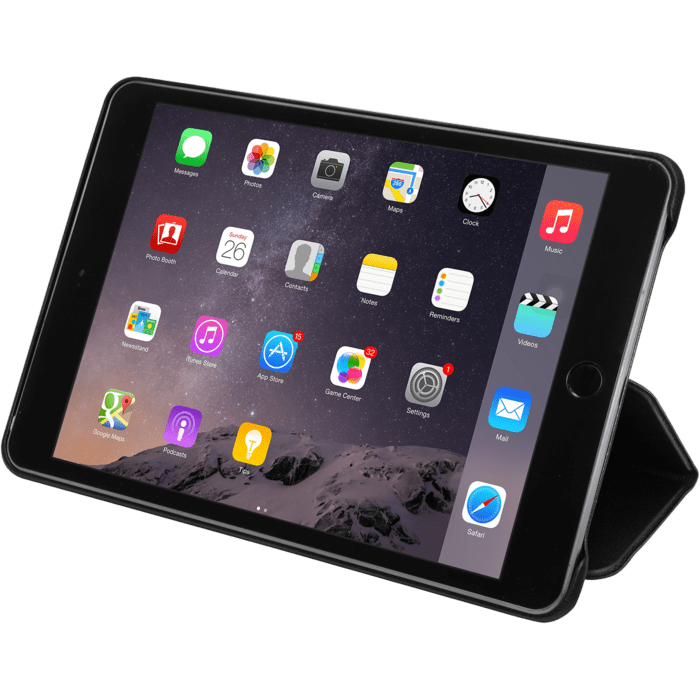 Coque clapet classique pour Apple iPad mini 4, Noir