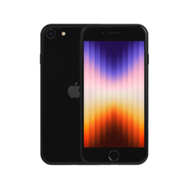 Case iPhone SE 2022 reconditionné 128 Go, Noir, débloqué