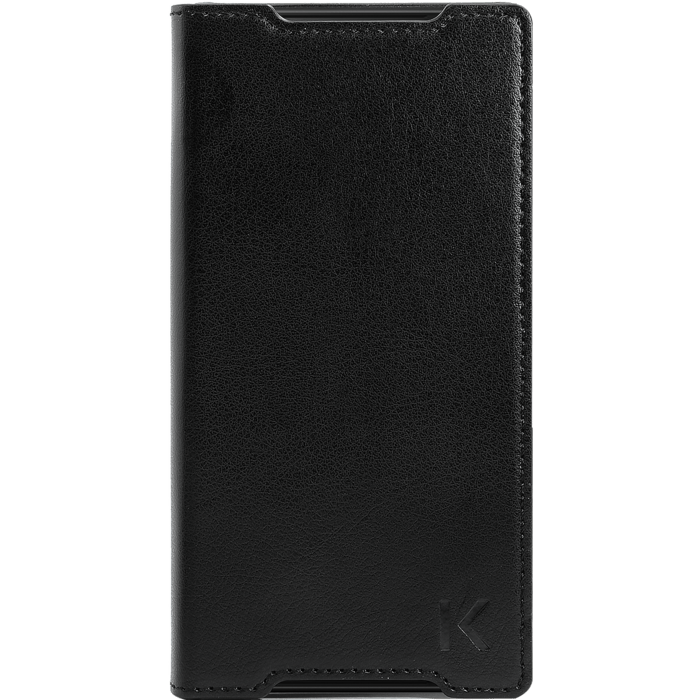 Coque Clapet Slim avec Stand pour Sony Xperia Z5, Noir