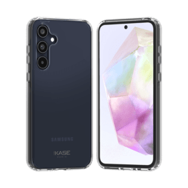 Coque hybride invisible fabriquée à 83 % de plastique recyclé pour Samsung Galaxy A35 5G 2024, transparente