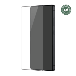 Protection d'écran en verre trempé (60% verre trempé recyclé) pour Samsung Galaxy S25 Ultra 5G, Noir