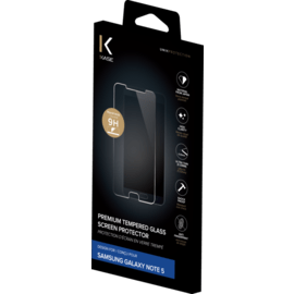 Protection d'&eacute;cran premium en verre tremp&eacute; pour Samsung Galaxy Note 5, Transparent