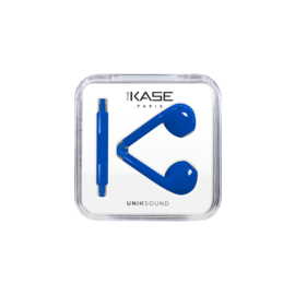 Case K Earphones with micro and remote, Electric Blue