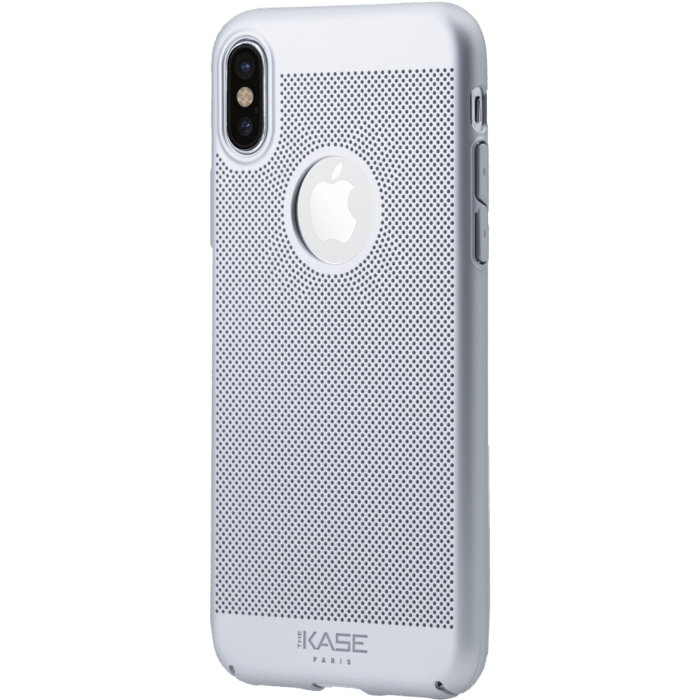 Coque Mesh pour Apple iPhone X, Argent