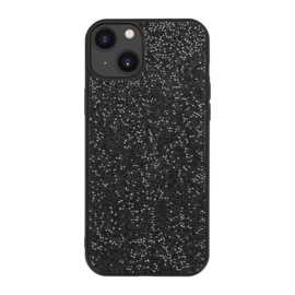 Coque Bling Strass pour Apple iPhone 14 Plus, Minuit Noir