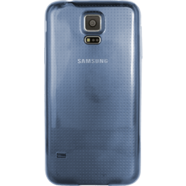 Coque pour Samsung Galaxy S5, Ultra Slim 0,6mm Transparent Bleu