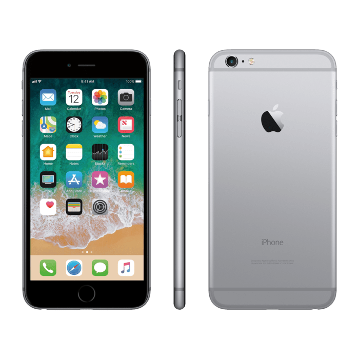 iPhone 6 reconditionn&eacute; 16 Go, Gris sid&eacute;ral, SANS TOUCH ID, d&eacute;bloqu&eacute;