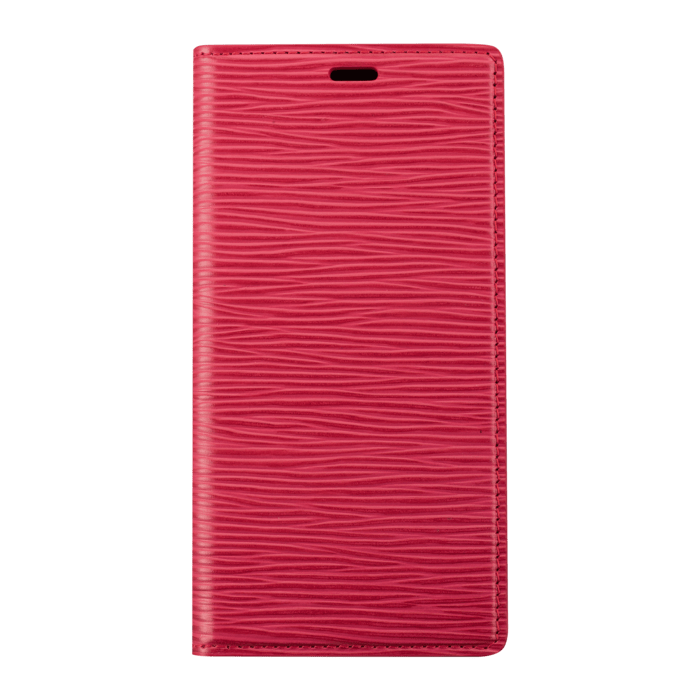 Diarycase 2.0 Coque clapet en cuir v&eacute;ritable avec support aimant&eacute; pour Apple iPhone 13 Pro Max, Rouge Bordeaux