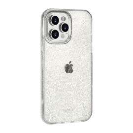 Coque hybride &eacute;tincelante invisible pour Apple iPhone 13 Pro, Transparente