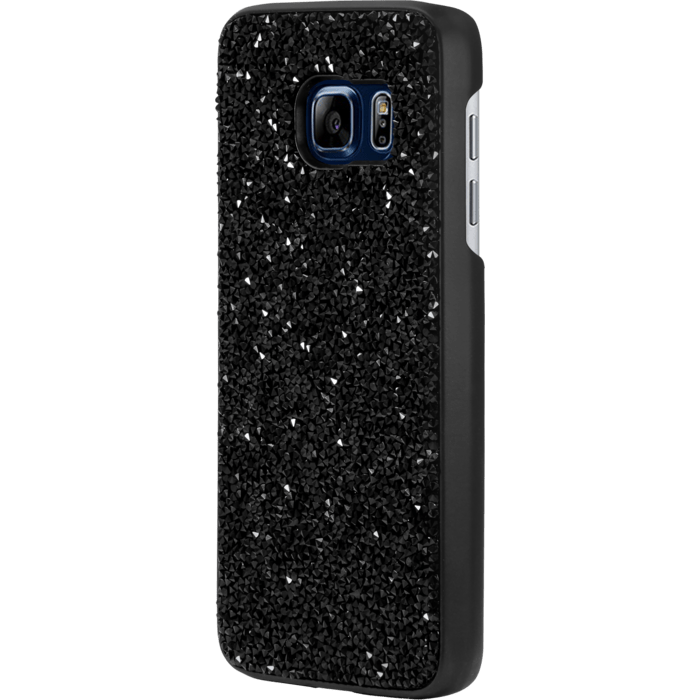 Coque Bling Strass pour Samsung Galaxy S7, Minuit Noir