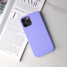 Coque antichoc en gel de silicone doux pour Apple iPhone 12/12 Pro, Violet