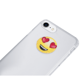 Case Swarovski&reg; Emoji Crystal Sticker, Heart Face