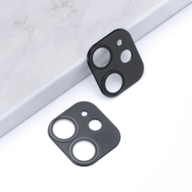 Protection en alliage m&eacute;tallique des objectifs photo pour Apple iPhone 12, Noir Onyx