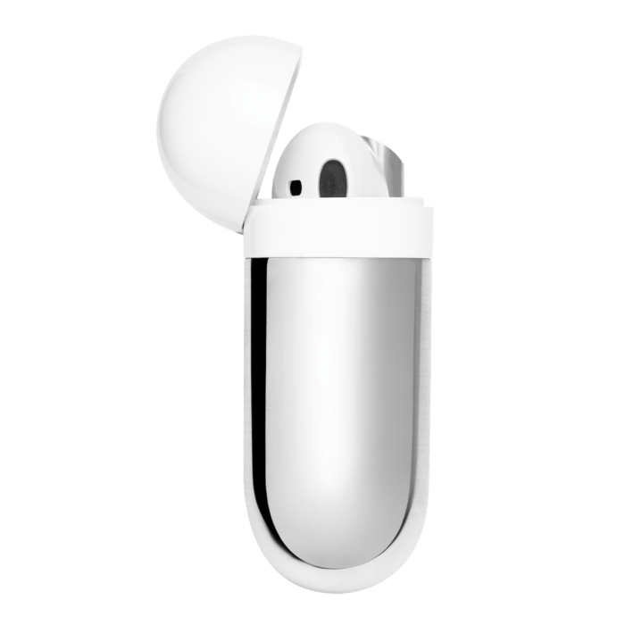 Écouteurs sans fil Sonik Ultra On-Ear avec boîtier de chargement, Argent Titanium