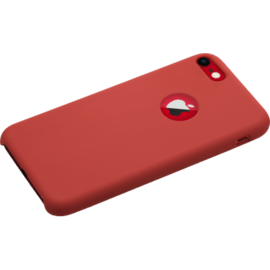 Coque en gel de silicone doux pour Apple iPhone 7/8, Rouge Ardent