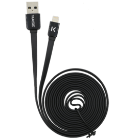Case Lightning Flat cable to USB (2m), Cool Black