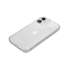 Custodia ibrida Invisible Sparkling per Apple iPhone 12 mini, trasparente