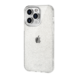 Coque hybride &eacute;tincelante invisible pour Apple iPhone 13 Pro, Transparente