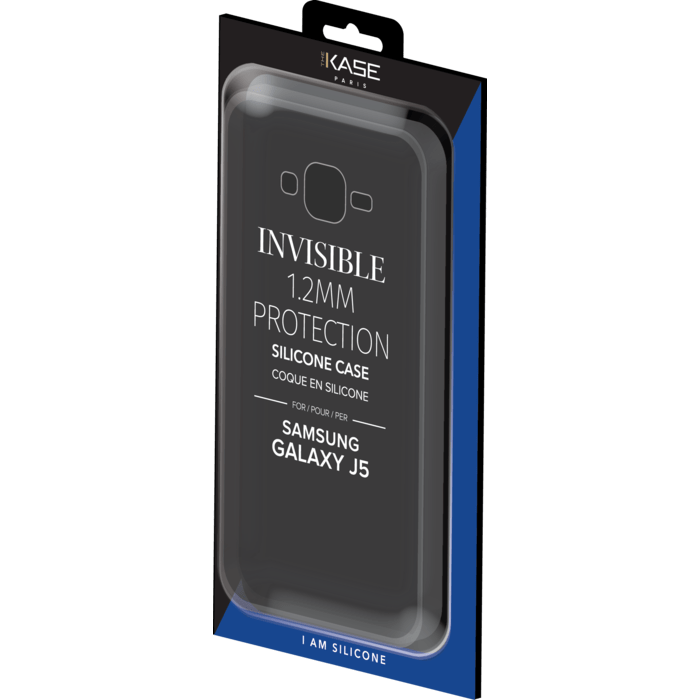 Coque Slim Invisible pour Samsung Galaxy J5 1,2mm, Transparent
