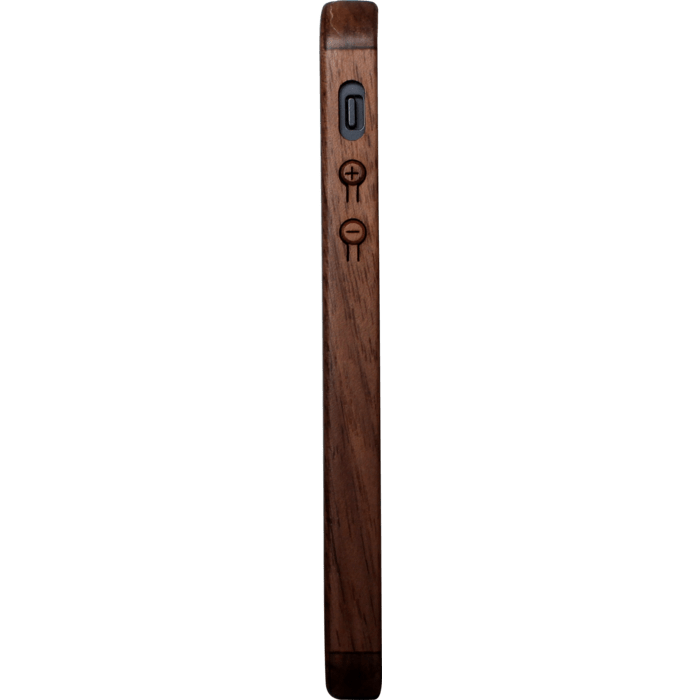 Coque pour Apple iPhone 5/5s/SE, Bois Naturel Walnut Noir