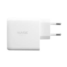Caricabatteria da muro UE universale PowerPort Speed + Quick Charge 45W Dual USB (QC 4+ / Power Delivery), bianco