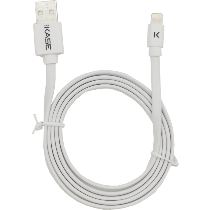 C&acirc;ble Lightning Plat certifi&eacute; MFi Apple vers USB (1m), Blanc