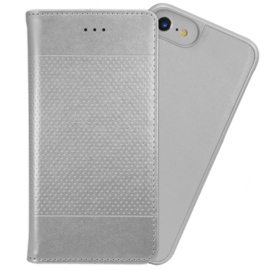 Case 2-in-1 Magnetic Slim Wallet & Case for Apple iPhone 6/6s/7/8, Silver