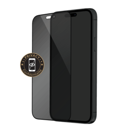 Protection d'&eacute;cran Priv&eacute;e en verre tremp&eacute; (100% de surface couverte) pour Apple iPhone 14 Pro Max, Noir