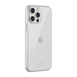 Custodia ibrida invisibile antibatterica e antiurto per Apple iPhone 13 Pro Max, trasparente