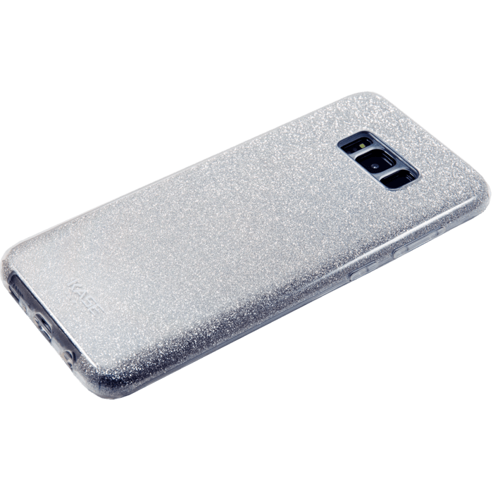 Sparkly Glitter Slim Case for Samsung Galaxy S8+, Silver