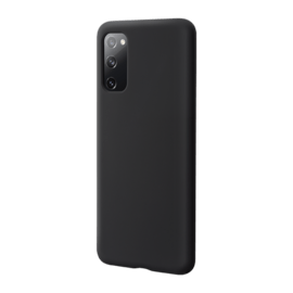 Coque en Gel de Silicone Doux pour Samsung Galaxy S20 FE/FE 5G, Noir satin