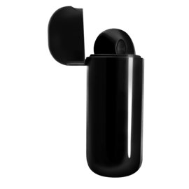 &Eacute;couteurs sans fil Sonik Lite On-Ear avec bo&icirc;tier de chargement, Noir de jais