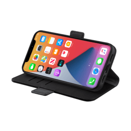Etui & Coque robuste magn&eacute;tique 2-en-1 pour iPhone Apple  12/12 Pro, Noir Onyx