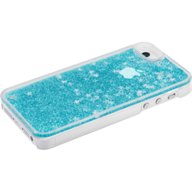 (P) Bling Bling caso di scintillio per Apple iPhone 5 / 5s / 5C / SE Blue Snow