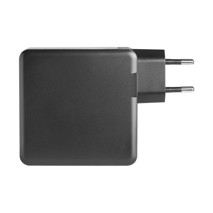 Caricabatteria da muro universale PowerPort Hyper Speed Quick Charge 100W Quad USB GaN EU, nero