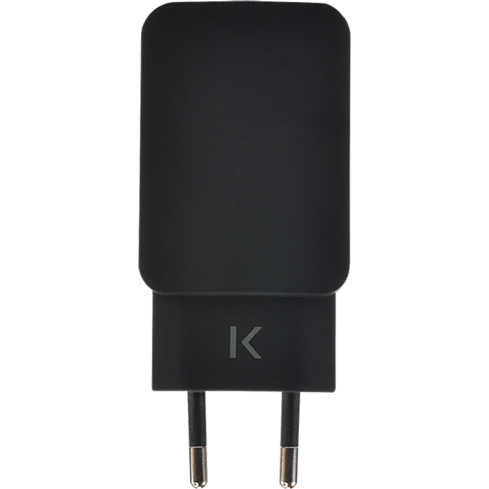 Chargeur Universel Double USB (EU) 3.1A, Noir de Jais