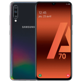 Galaxy A70 2019 reconditionné 128 Go, Noir, débloqué