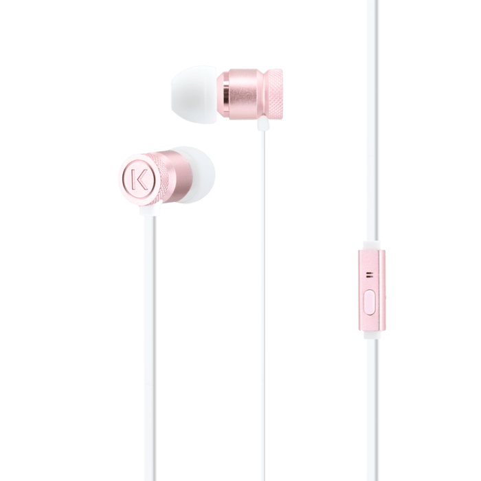 Écouteurs intra-auriculaires à isolation phonique haute fidélité, Or Rose