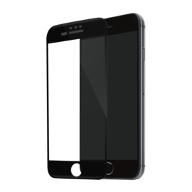 Protection d'&eacute;cran en verre tremp&eacute; Bord &agrave; Bord Incurv&eacute; pour Apple iPhone 6/6s/7/8 Plus, Noir