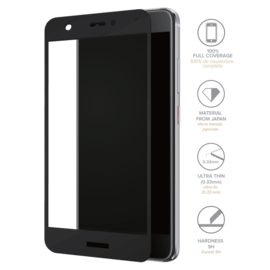 Protection d'écran en verre trempé (100% d surface couverte) pour Huawei Nova, Noir