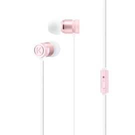 Case High-Clarity Noise Isolating In-Ear Headphones, Rose Gold