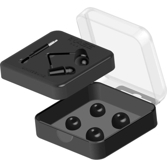 K Ecouteurs intra-auriculaires, Noir De Jais