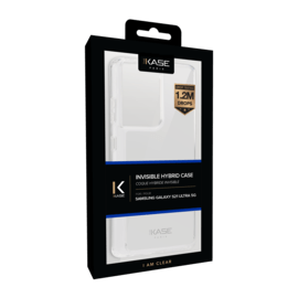 Coque hybride invisible pour Samsung Galaxy S21 Ultra 5G, Transparente