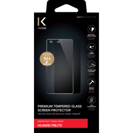 Protection d'&eacute;cran premium en verre tremp&eacute; pour Huawei P8lite, Transparent